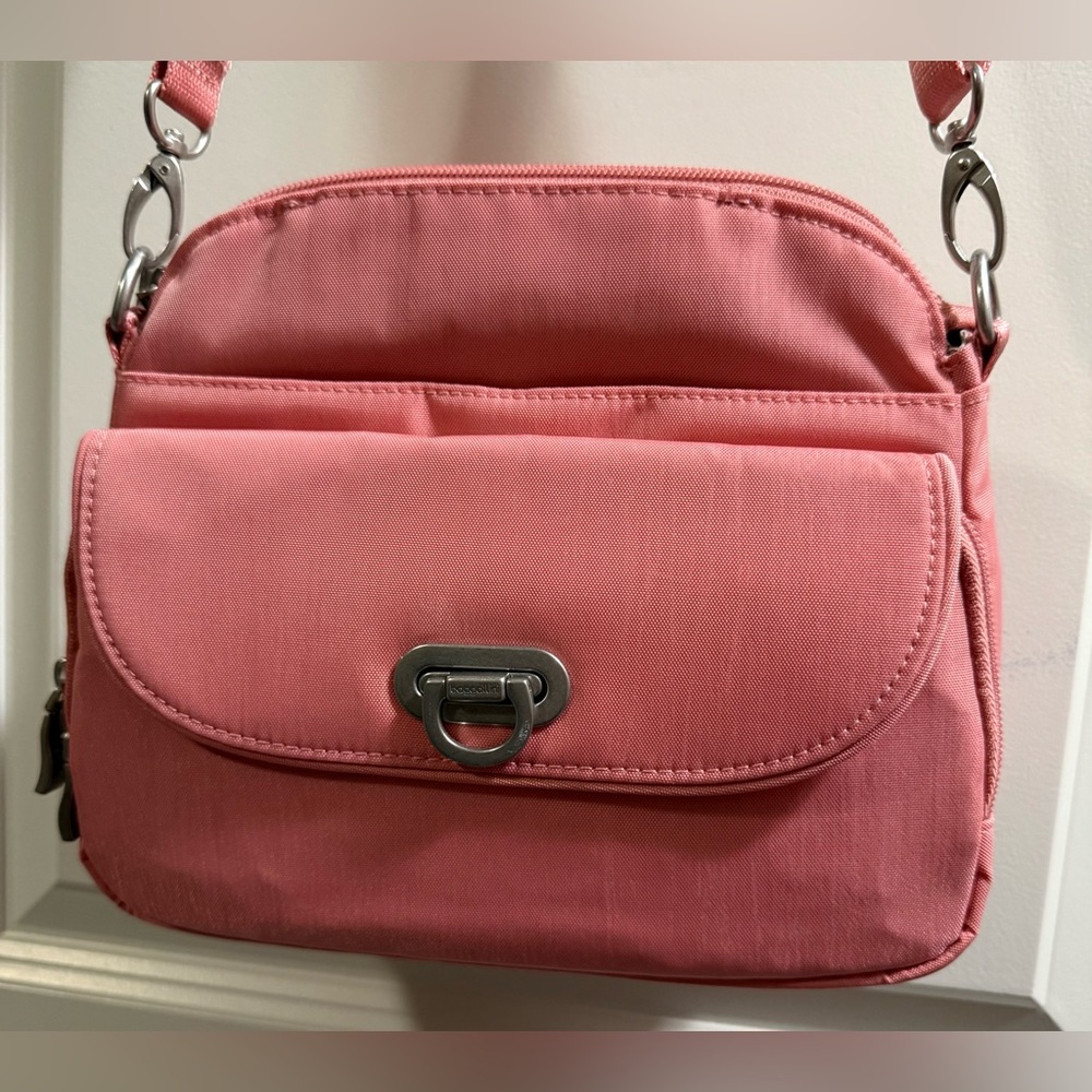 Pink Crossbody Shoulder Bag - Everyday Lightweight Tote